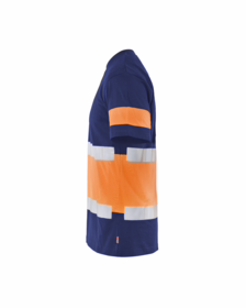 Blåkläder - T-shirt Hi-vis 3387 marineblå/orange