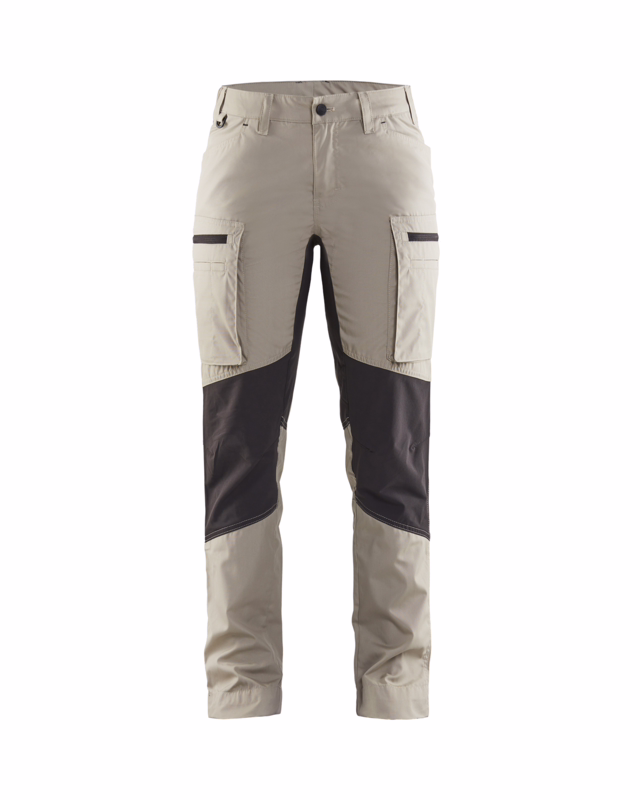 Servicebuks Dame 7159 sand/sort, str.C40