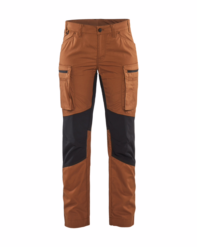 Servicebuks Dame 7159 Rust/sort, str. C34