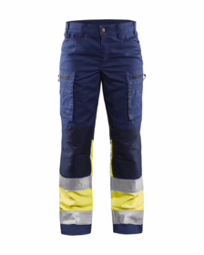 Blåkläder - Arbejdsbuks Dame Hi-vis 7161 marineblå/gul