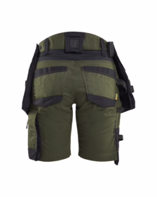 Blåkläder - Arbejdsshorts Dame 7175 Skovgrøn/sort