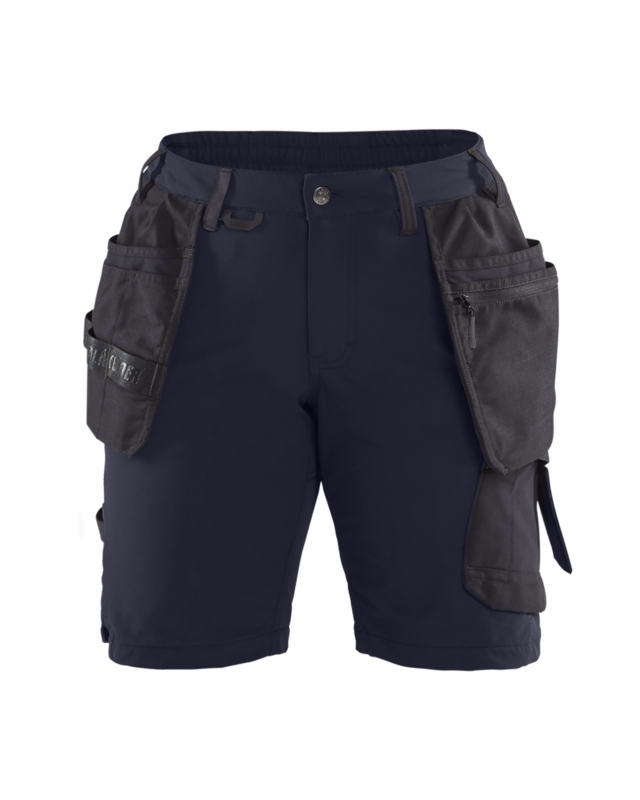 Arbejdsshorts 7183 Dame Mørk Marineblå/Sort, str. C44