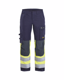 Blåkläder - Arbejdsbuks Dame Hi-vis 7187 marineblå/gul