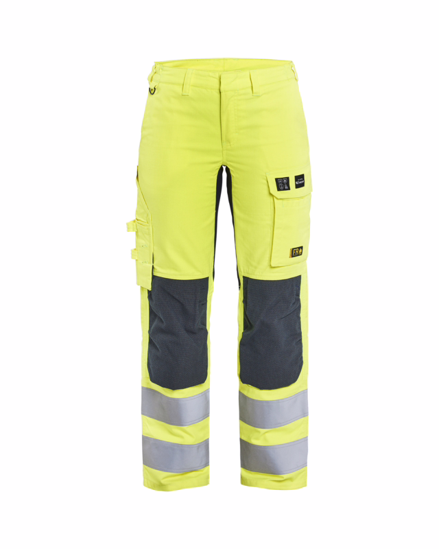 Arbejdsbuks Dame Hi-vis 7191 gul/marineblå, str. C50