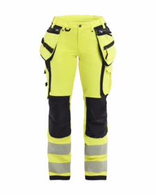 Blåkläder - Arbejdsbuks Dame Hi-vis 7197 gul/sort