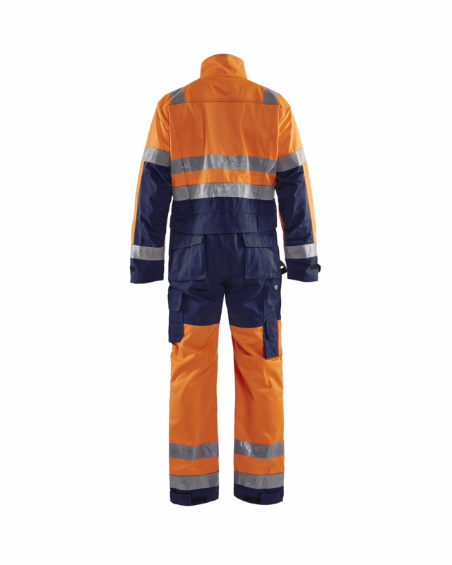 Kedeldragt Hi-vis 6373 orange/marineblå, str. C52
