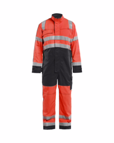 Blåkläder - Kedeldragt Hi-vis 6373 rød/sort