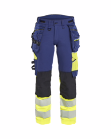 Blåkläder - Arbejdsbuks Dame Hi-vis 7025 Marineblå/gul