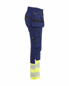 Blåkläder - Arbejdsbuks Dame Hi-vis 7030 Marineblå/gul