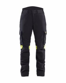 Blåkläder - Arbejdsbuks Dame 7107 Sort/hi-vis gul