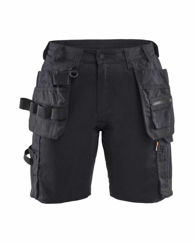 Arbejdsshorts Dame 7133 Sort, str. C50