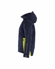 Blåkläder - Vinterjakke Dame 4972 Hi-vis Mørk Marineblå/Gul