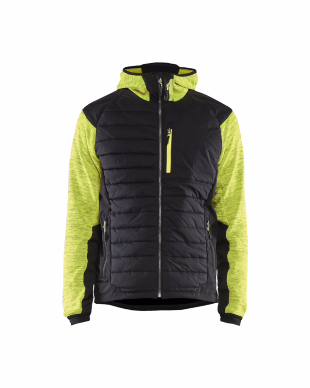Hybrid Jakke 5930 gul/sort, str. XL
