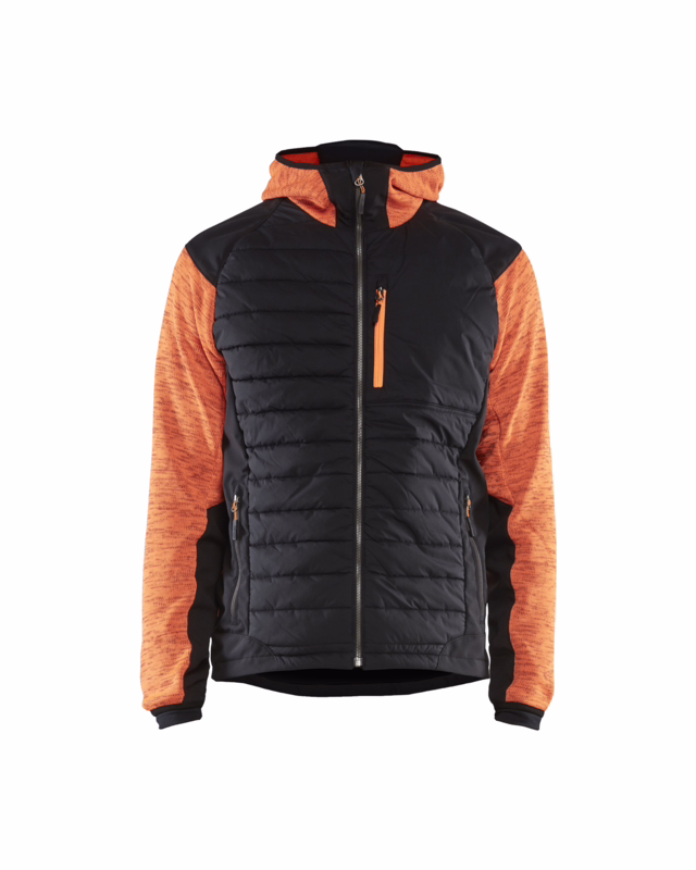 Hybrid Jakke 5930 orange/sort, str. XS