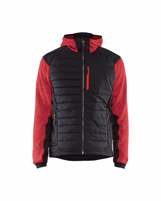 Hybrid Jakke 5930 rød/sort, str. L