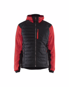 Blåkläder - Hybrid Jakke 5930 rød/sort