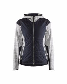 Blåkläder - Hybrid Jakke Dame 5931 gråmeleret/sort