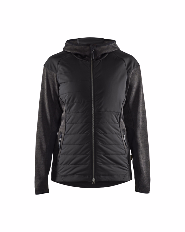 Hybrid Jakke Dame 5931 mørk grå/sort, str.XL