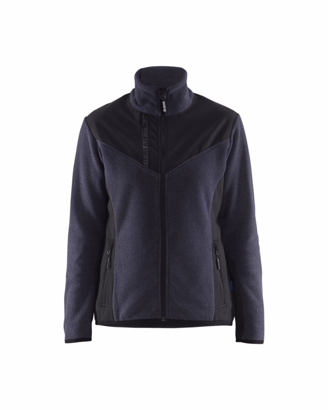 Jakke Dame 5943 Strikket Mørk marine/sort, str. M