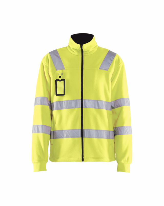 Fleecejakke Hi-vis 4833 gul, str. 5XL