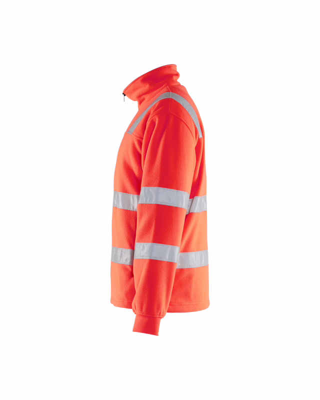 Fleecejakke Hi-vis 4833 rød, str. S