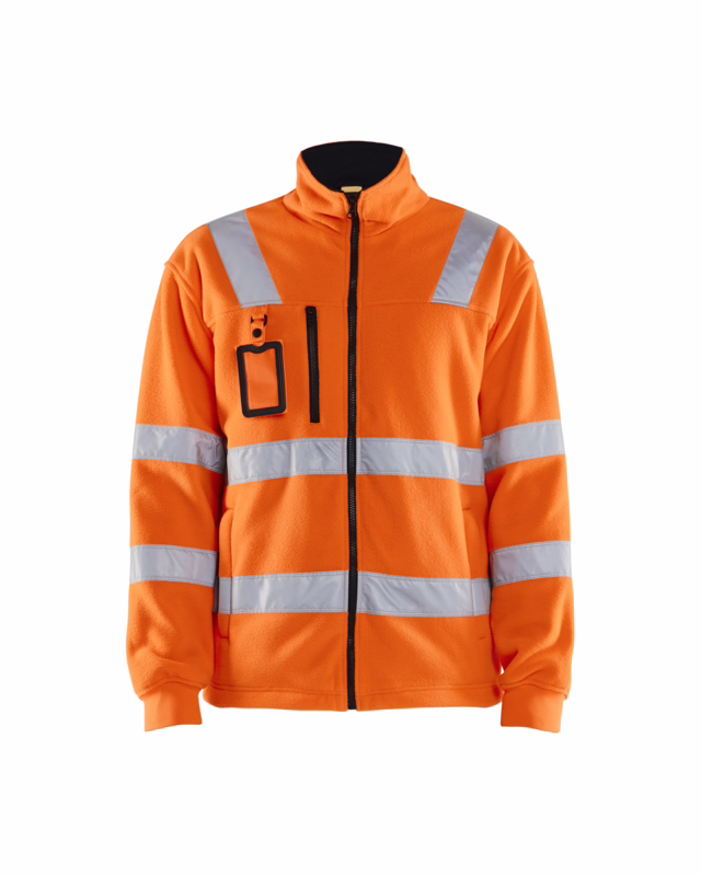 Fleecejakke 48532560 Hi-vis orange, str. S