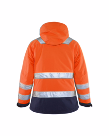 Blåkläder - Vinterjakke Dame Hi-vis 4872 orange/marineblå