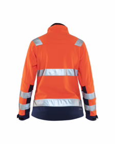 Blåkläder - Softshell jakke Dame Hi-vis 4902 orange/marineblå