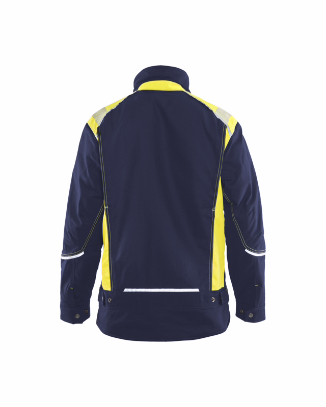 Vinterjakke Hi-vis 4915 marineblå/gul, str. M