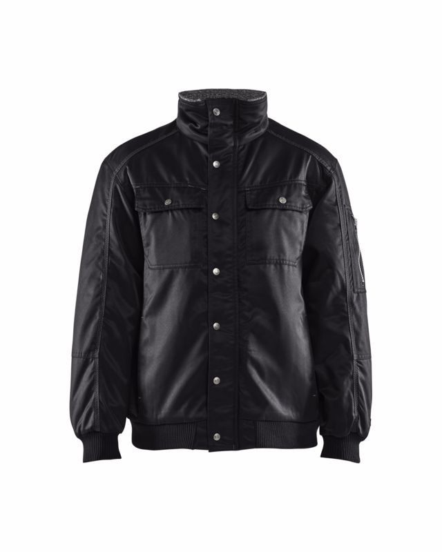 Pilotjakke 4916 sort, str. 4XL