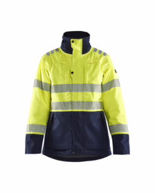 Blåkläder - Vinterjakke 4917 Dame Hi-vis Gul/Marineblå