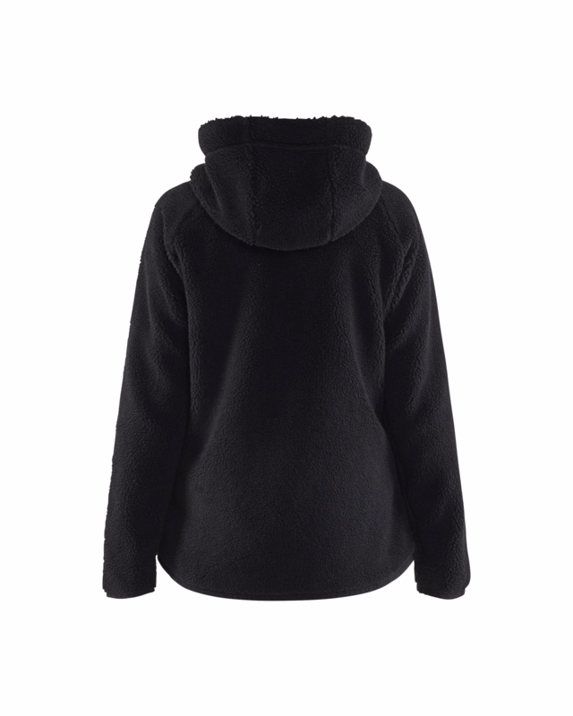 Jakke Dame 4727 Fiberpels Sort, str. XS