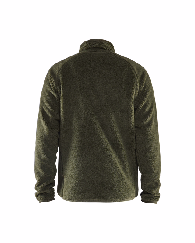 Fleecejakke 4729 efterårs grøn, str. 4XL