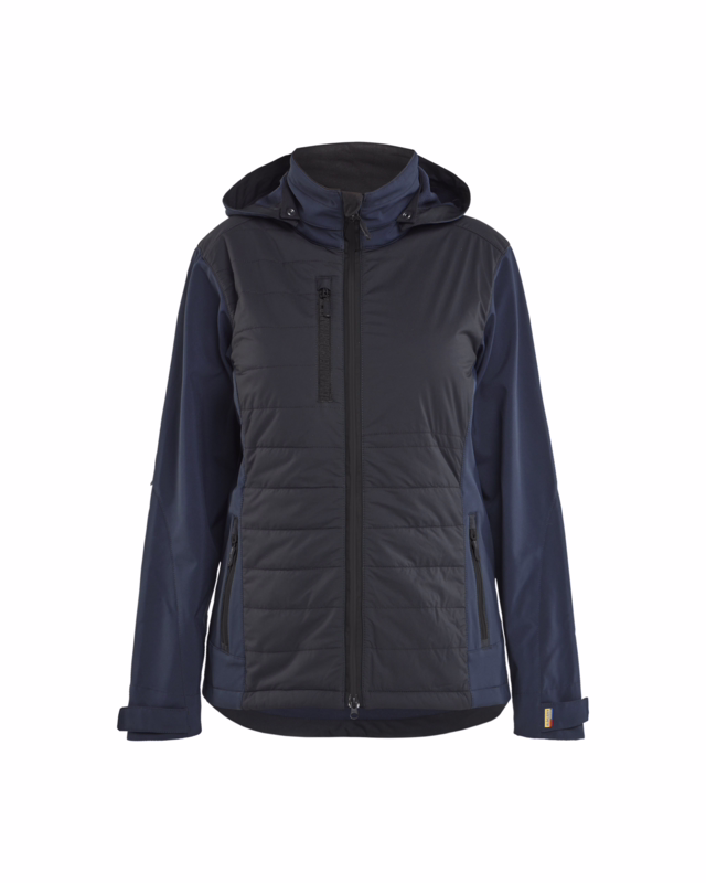 Hybridjakke Dame 4733 Mørk Marineblå/sort, str. 2XL