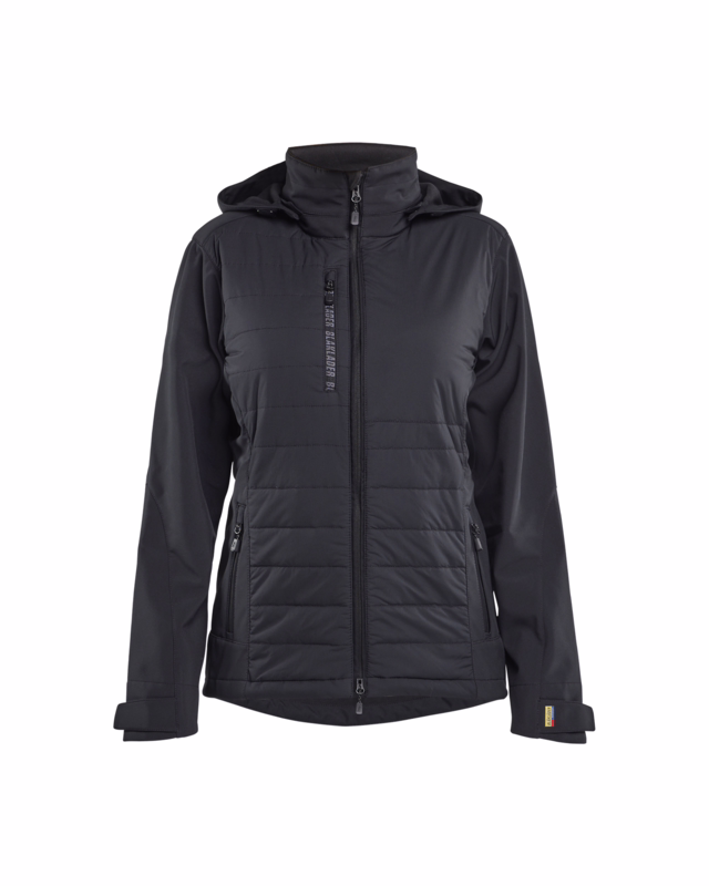 Hybridjakke Dame 4733 Sort/sort, str. XS