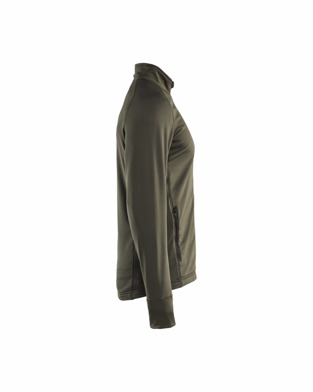 Fleece jakke 4735 Skovgrøn, str.  M