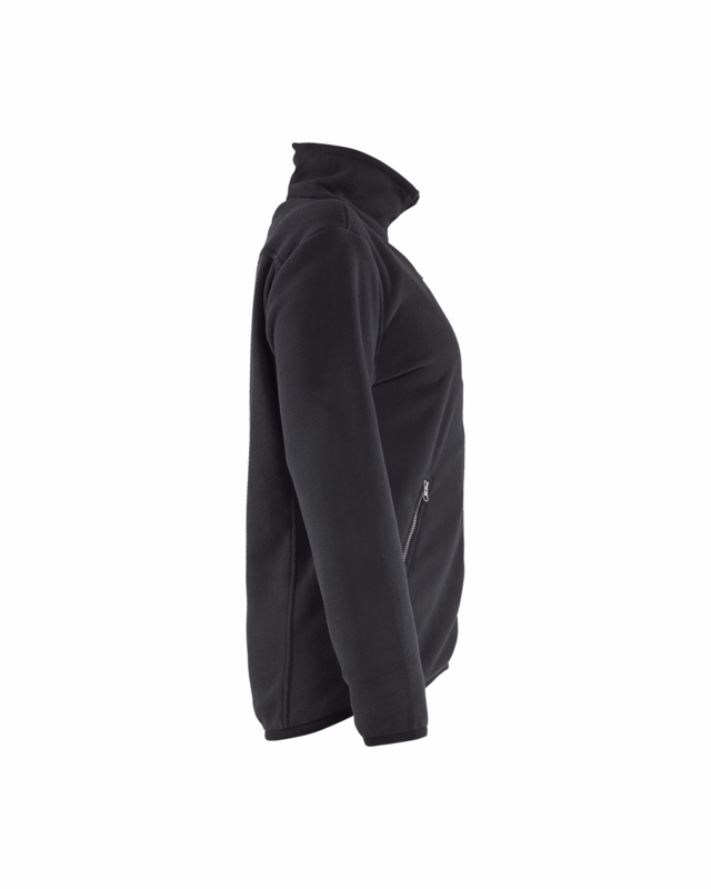 Fleccejakke Dame 4744 Sort, str. XS