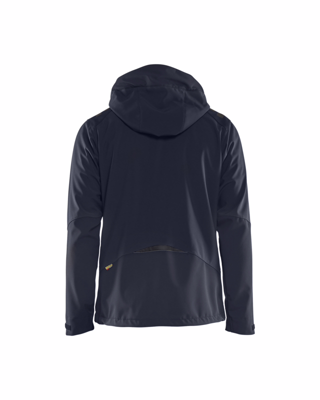 Softshell jakke 4749 Hi-vis Mørk Marineblå/Gul, str. 4XL