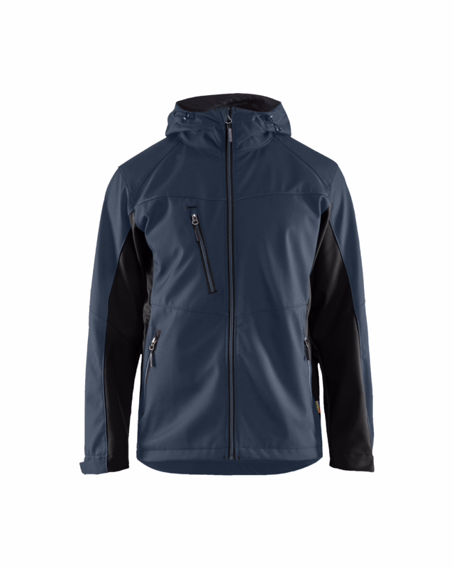 Softshell jakke 4753 mørk marineblå/sort, str. 3XL