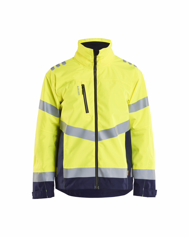 Skaljakke 4760 Hi-vis Gul/Marineblå, str. S