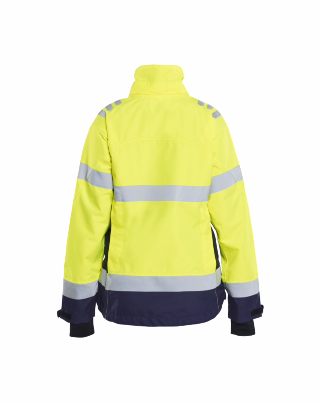 Skaljakke Dame Hi-vis 4761 Gul/Marineblå, str. M