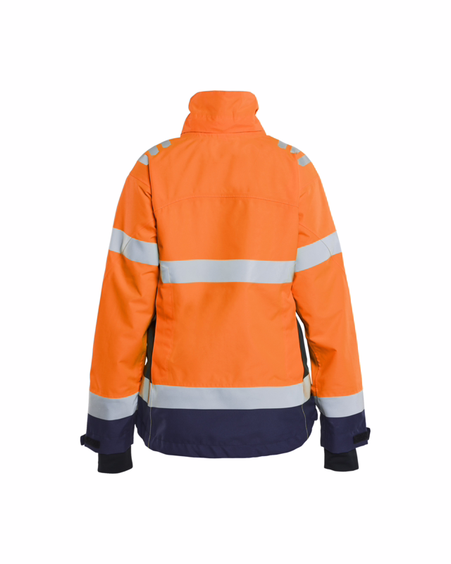 Skaljakke Dame Hi-vis 4761 Orange/Marineblå, str. XL