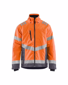 Blåkläder - Hi-viz Vinterjakke 47801977 Orange/Mellemgrå