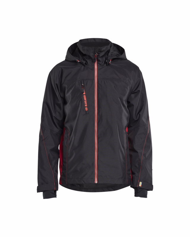 Skaljakke 4790 sort/rød, str. 4XL