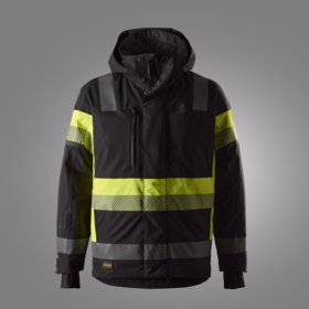 Snickers - Arbejdsjakke 1135 Sort/Hi-vis gul