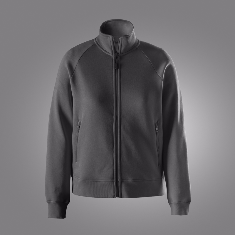 Sweatjakke Dame 2017 Koksgrå, str. 2XL