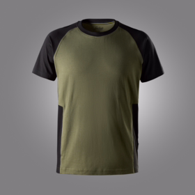 Snickers - T-shirt 2550 Khaki grøn/sort