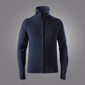 Snickers - Uldtrøje m/lyn 2906 Navy