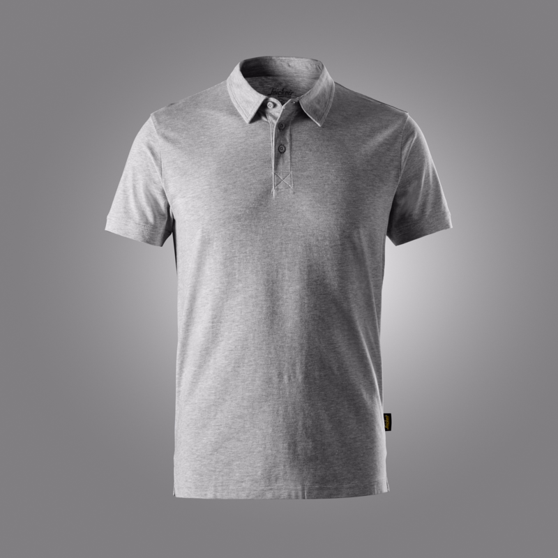 Poloshirt Slim 2726 Lys gråmeleret, str. 2XL