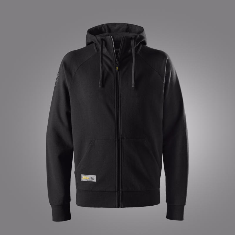 Hættesweatjakke 2095 CutWaste™ 2094 Sort, str. XS